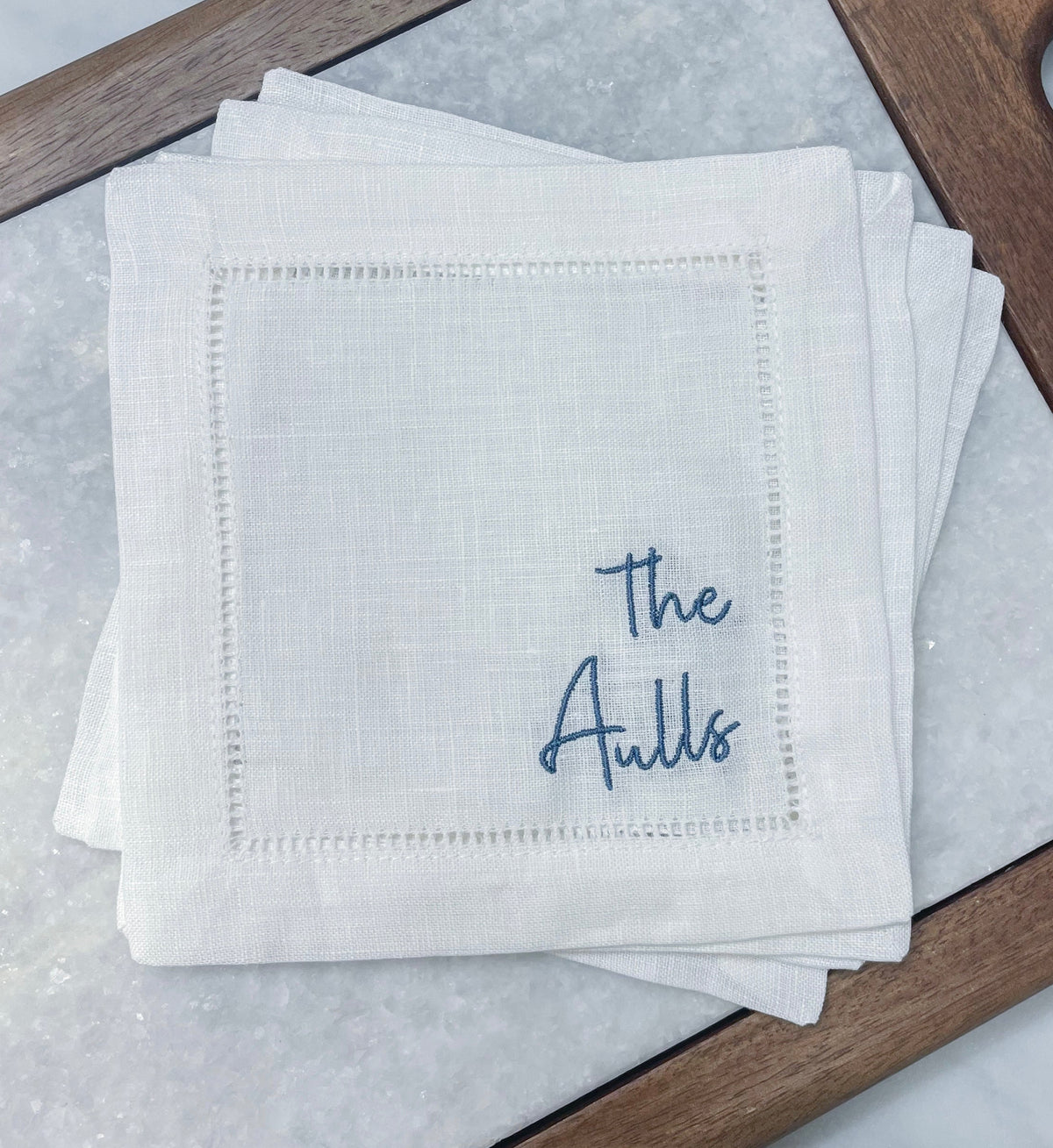 White Cocktail Napkins