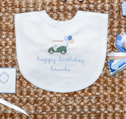 Birthday Picque Bib