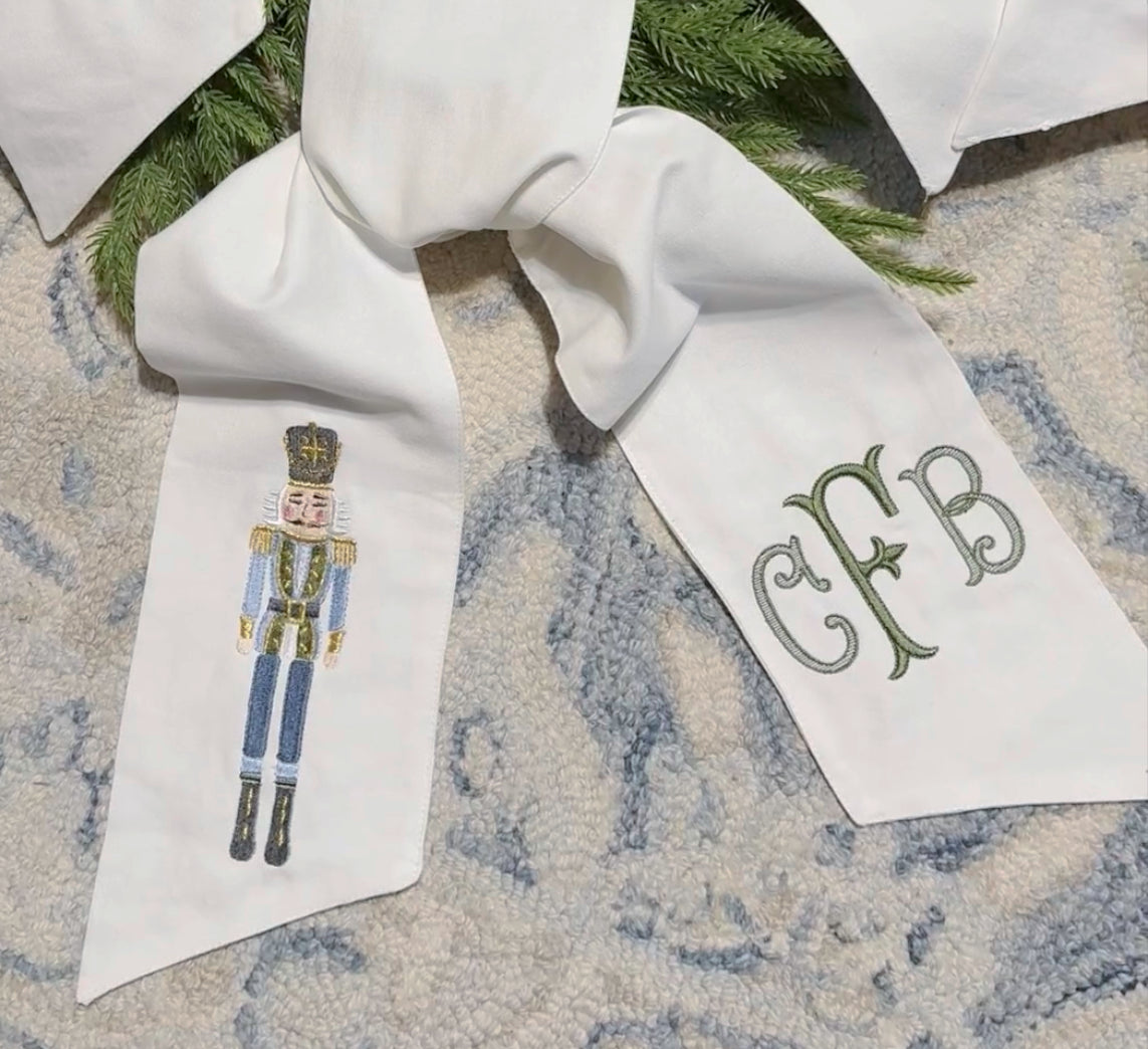 Nutcracker Wreath Sash
