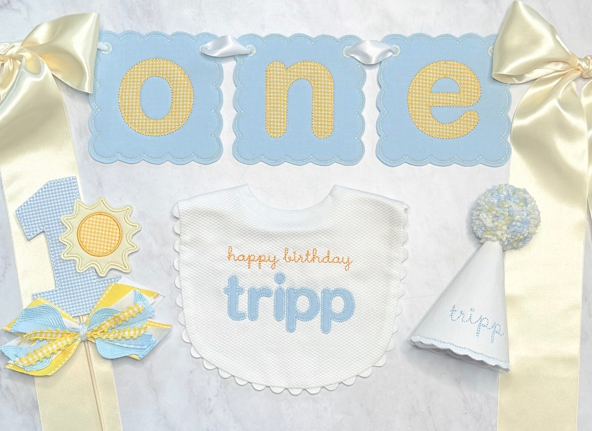 Applique O-N-E Banner