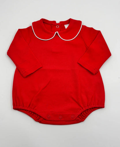 Long Sleeve Peter Pan Collar Bubble
