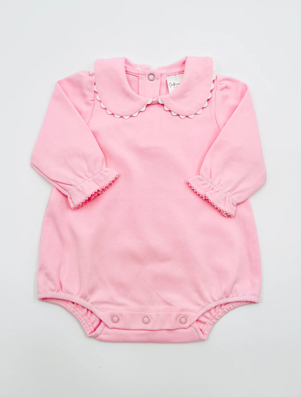 Long Sleeve Peter Pan Collar Girls Bubble