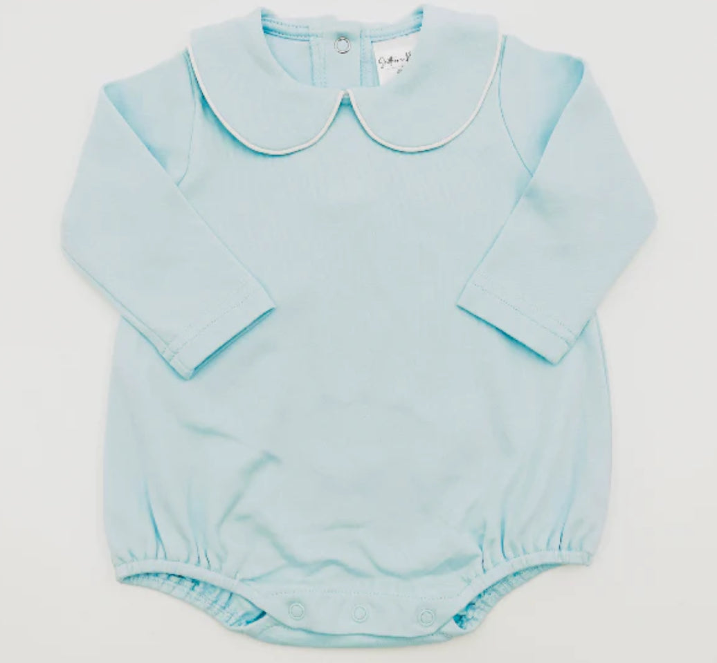 Long Sleeve Peter Pan Collar Bubble