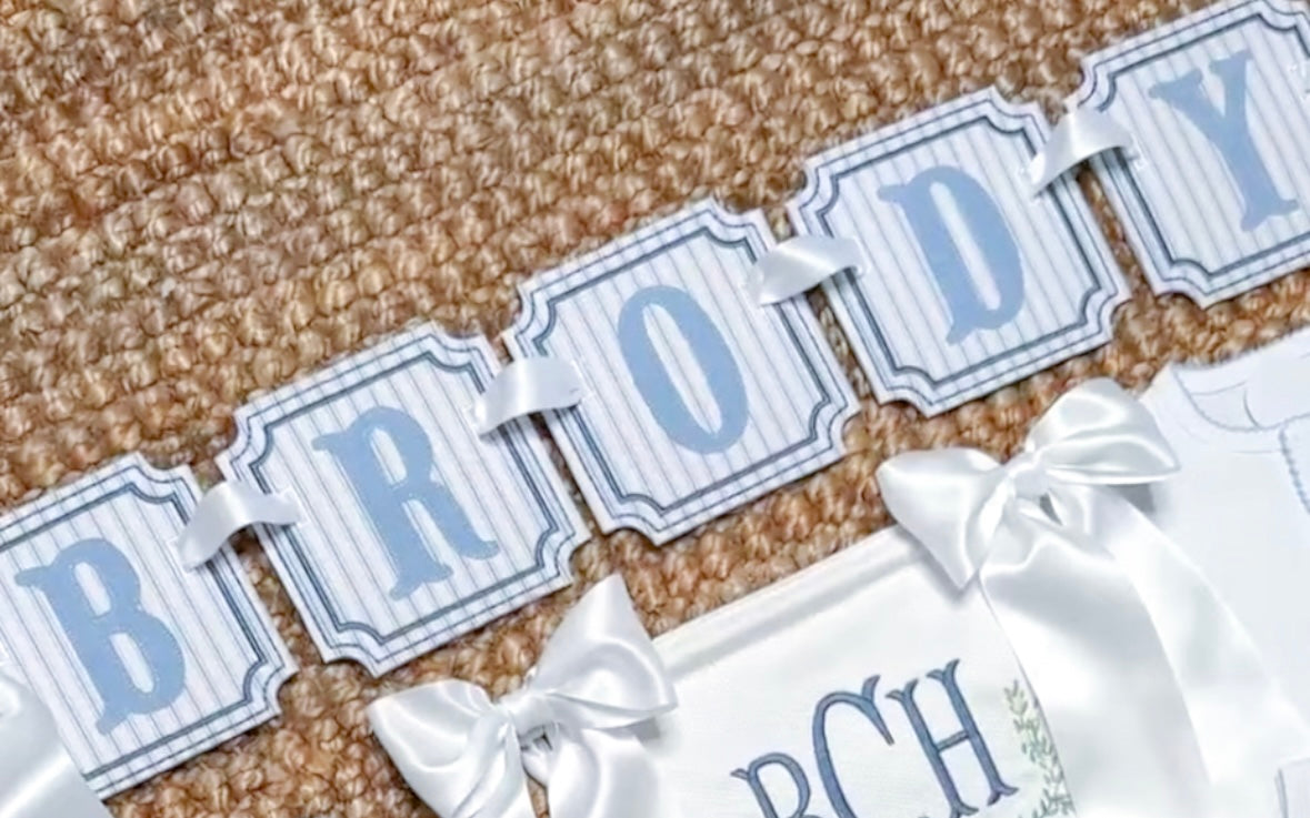 Applique Name Banner