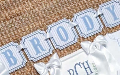 Applique Name Banner