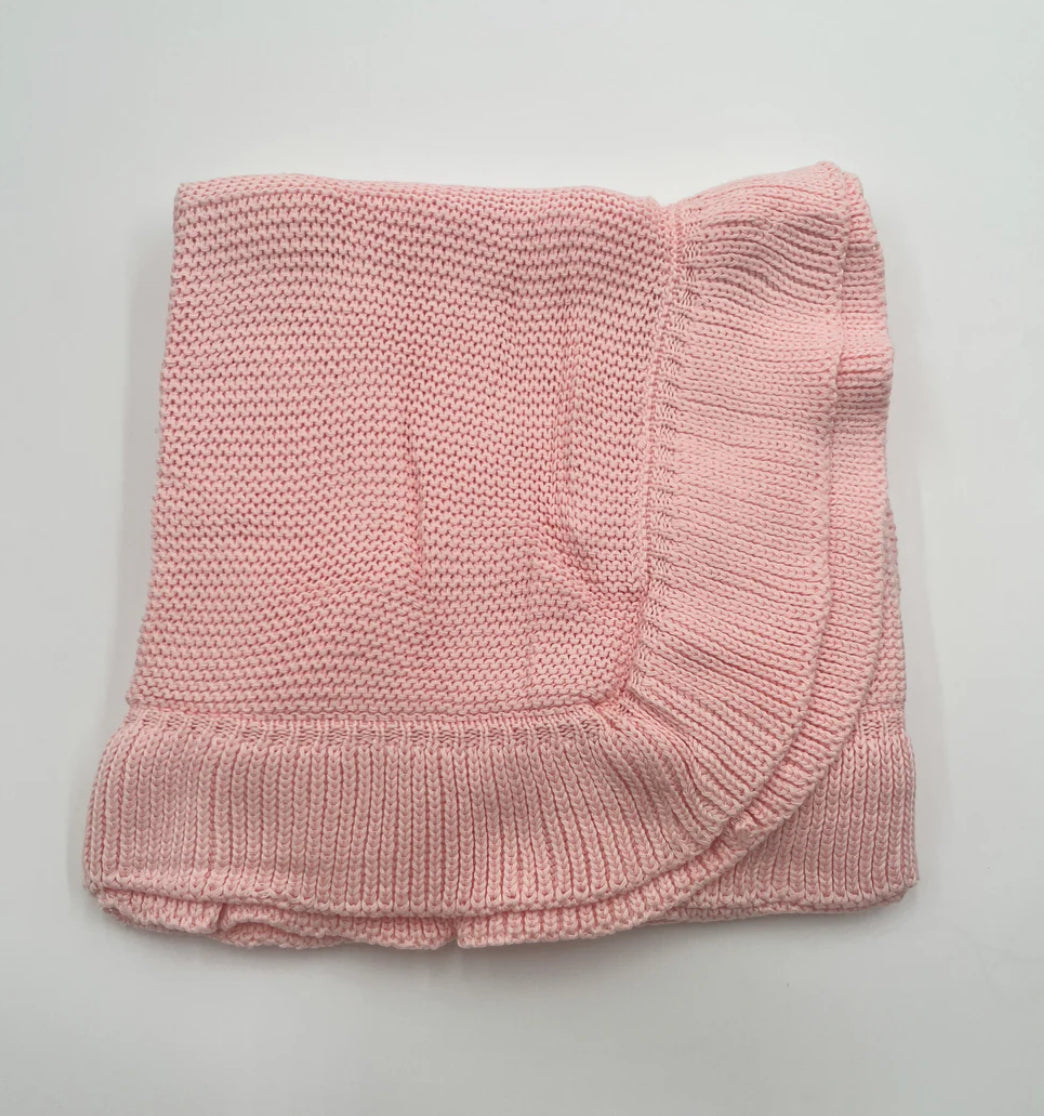 Ruffle Trim Blanket