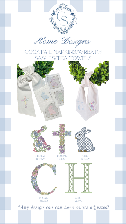 Spring & Easter Wreath Sash