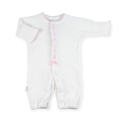 PatyKnit™ Converter Gown with Eyelet Trim