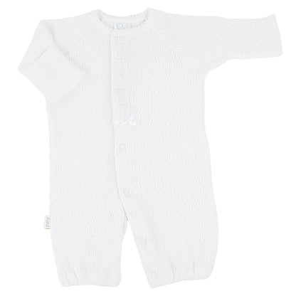 PatyKnit™ Converter Gown with Eyelet Trim