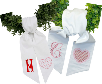 Valentine's Day Wreath Sash