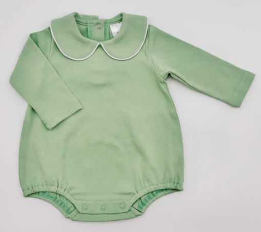 Long Sleeve Peter Pan Collar Bubble