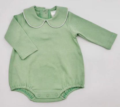 Long Sleeve Peter Pan Collar Bubble