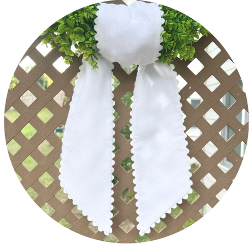 Pique Ric Rac Wreath Sash